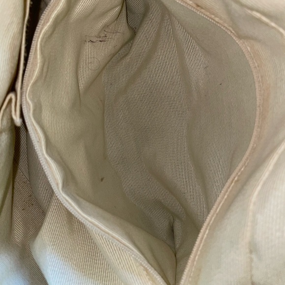 Salvatore Ferragamo Beige‎ Handbag with Gold Logo Hardware - Picture 11 of 13